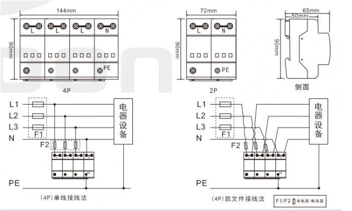 120KA電源防雷器